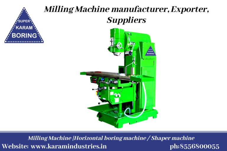 karam boring-milling machine manufacturer